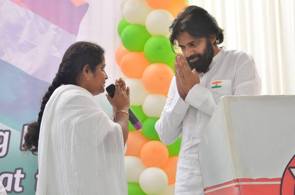 72nd Independence day celebrations at JanaSena Party office