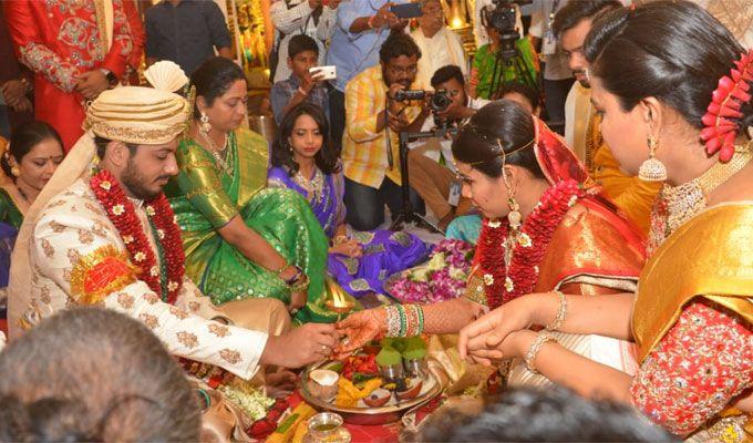 AP Minister Bhuma Akhila Priya Wedding Celebrations Photos