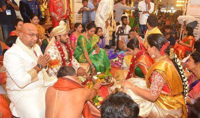 AP Minister Bhuma Akhila Priya Wedding Celebrations Photos