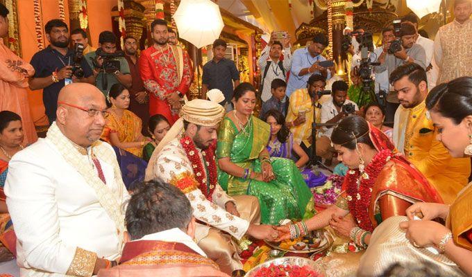 AP Minister Bhuma Akhila Priya Wedding Celebrations Photos