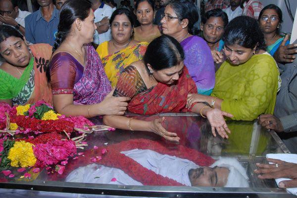 AP Ministers Narayana Son Nitish Funeral Photos