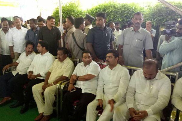 AP Ministers Narayana Son Nitish Funeral Photos