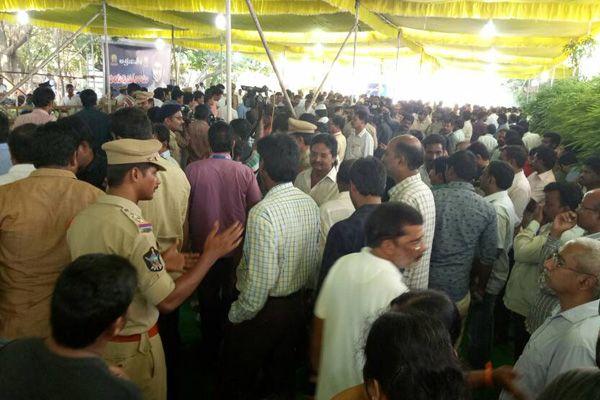 AP Ministers Narayana Son Nitish Funeral Photos