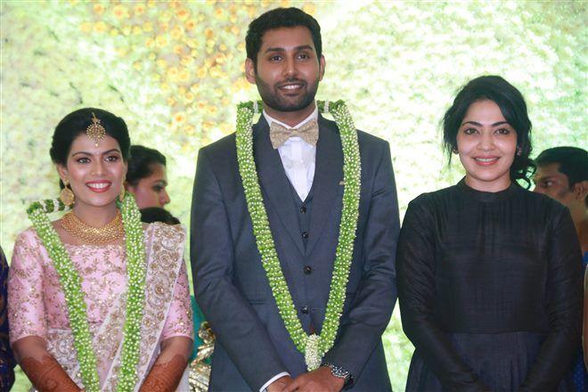Aadhav Weds Vinodhnie Reception Photos