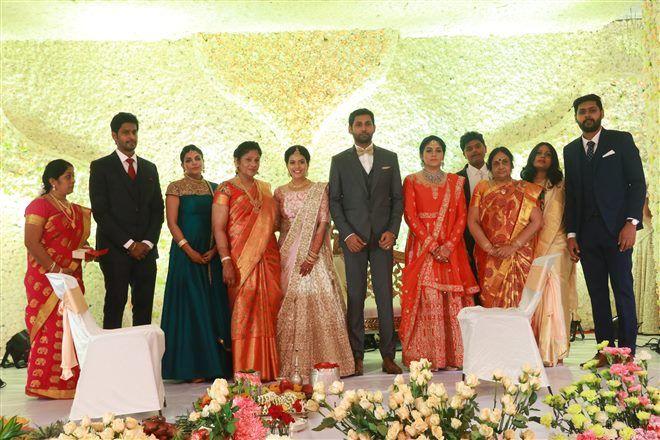 Aadhav Weds Vinodhnie Reception Photos
