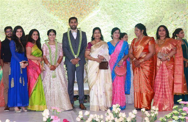 Aadhav Weds Vinodhnie Reception Photos