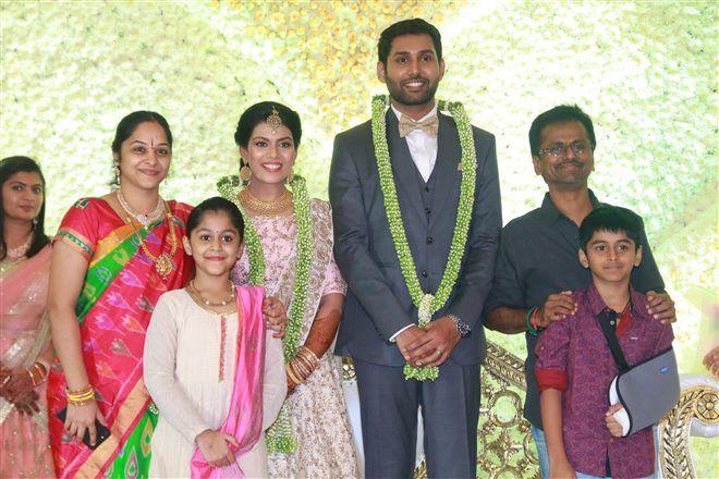 Aadhav Weds Vinodhnie Reception Photos
