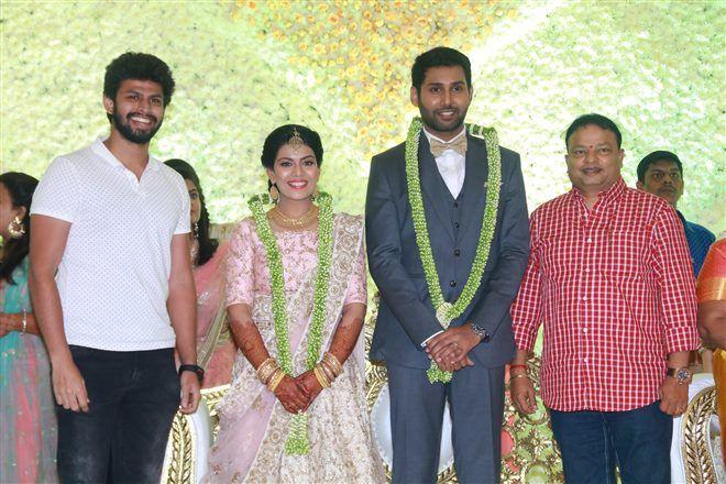 Aadhav Weds Vinodhnie Reception Photos