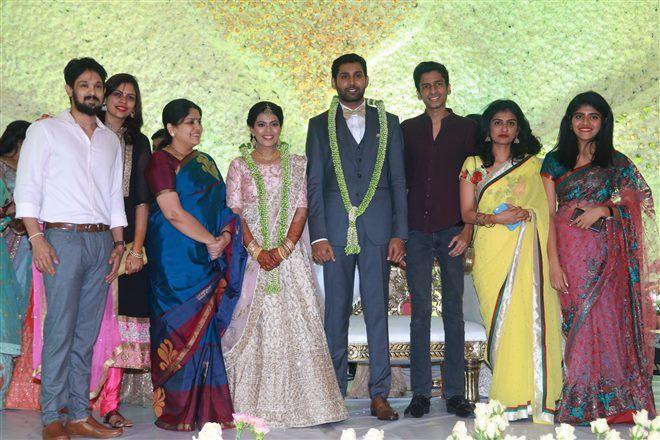 Aadhav Weds Vinodhnie Reception Photos