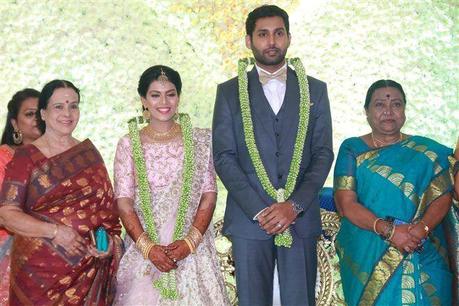 Aadhav Weds Vinodhnie Reception Photos