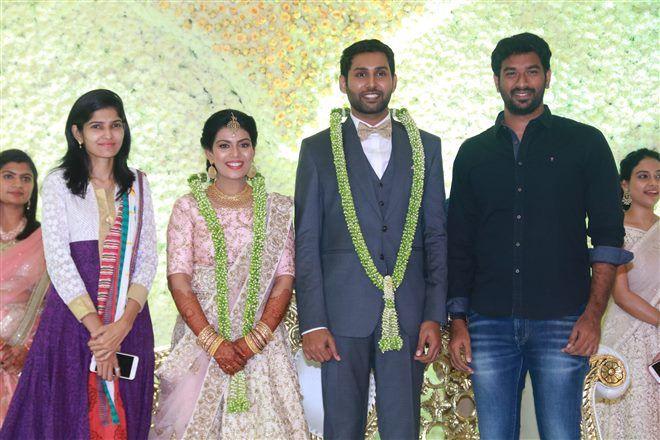 Aadhav Weds Vinodhnie Reception Photos