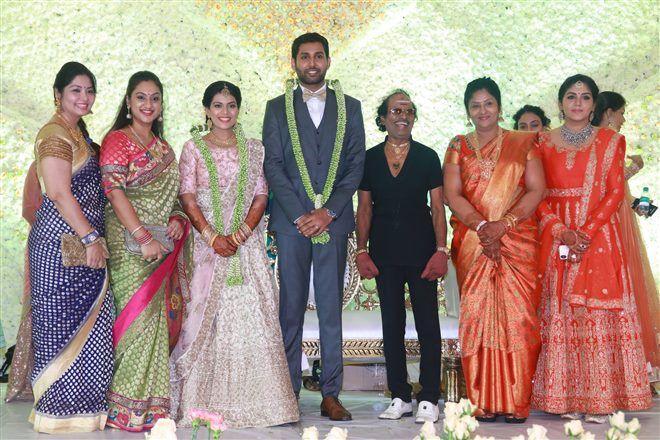 Aadhav Weds Vinodhnie Reception Photos