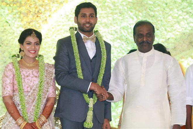 Aadhav Weds Vinodhnie Reception Photos