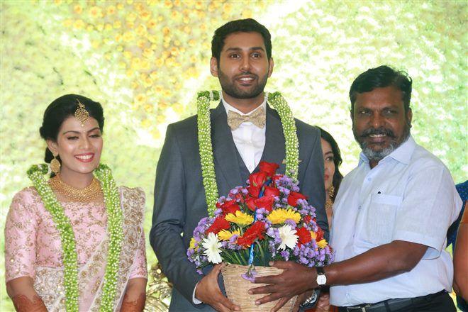 Aadhav Weds Vinodhnie Reception Photos