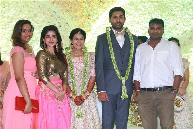 Aadhav Weds Vinodhnie Reception Photos