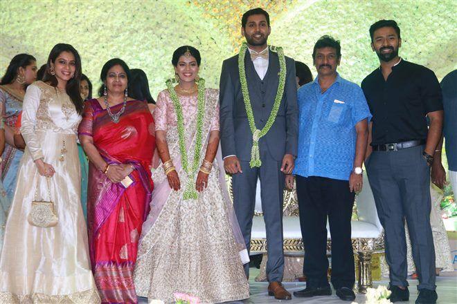 Aadhav Weds Vinodhnie Reception Photos