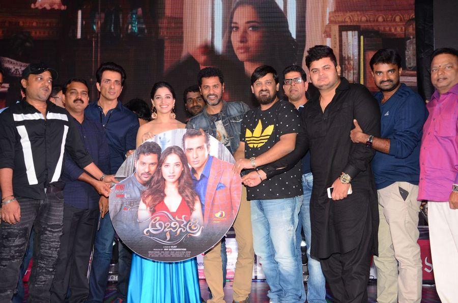 Abhinetri Movie Audio Launch Event Photos