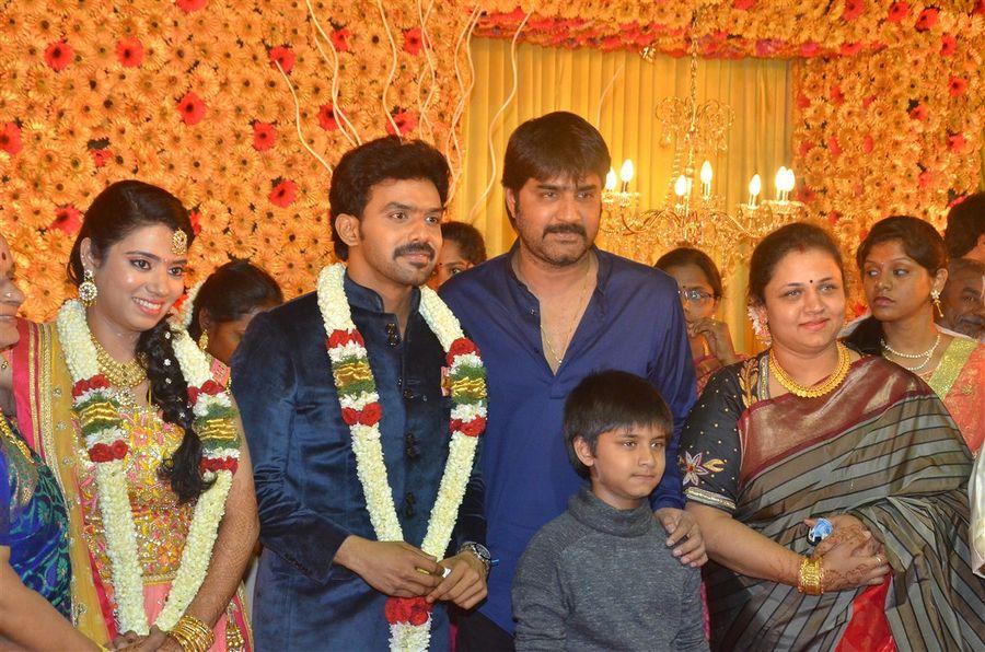 Actor Singamuthu Son Wedding Reception Photos