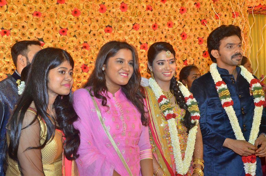 Actor Singamuthu Son Wedding Reception Photos