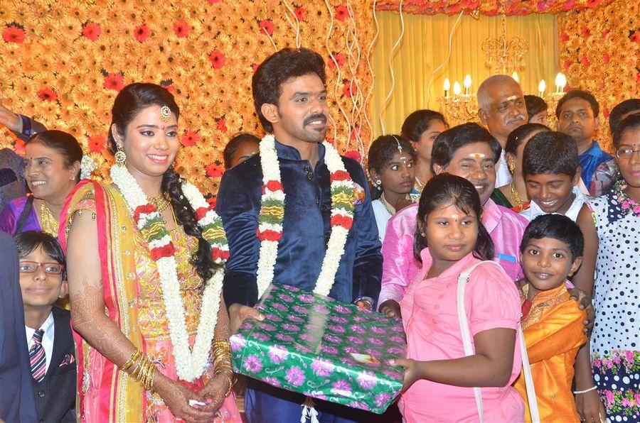 Actor Singamuthu Son Wedding Reception Photos