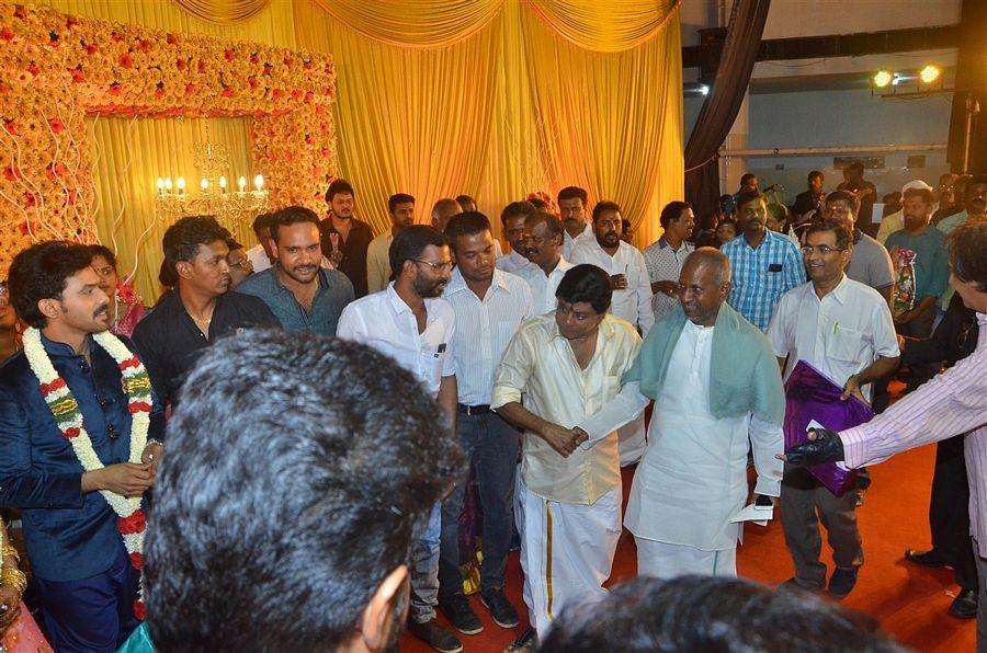 Actor Singamuthu Son Wedding Reception Photos