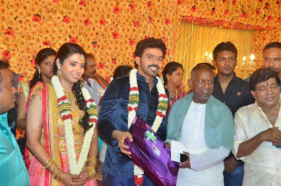 Actor Singamuthu Son Wedding Reception Photos