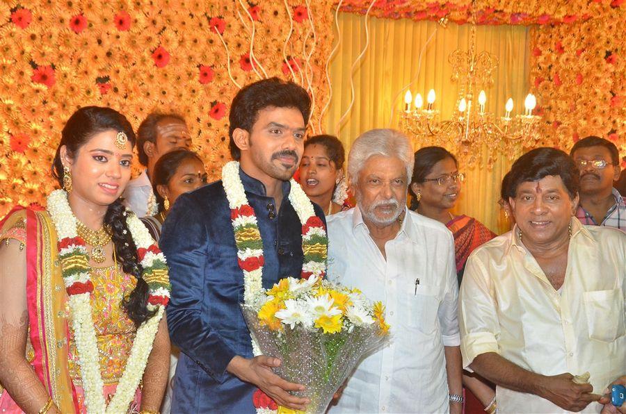 Actor Singamuthu Son Wedding Reception Photos