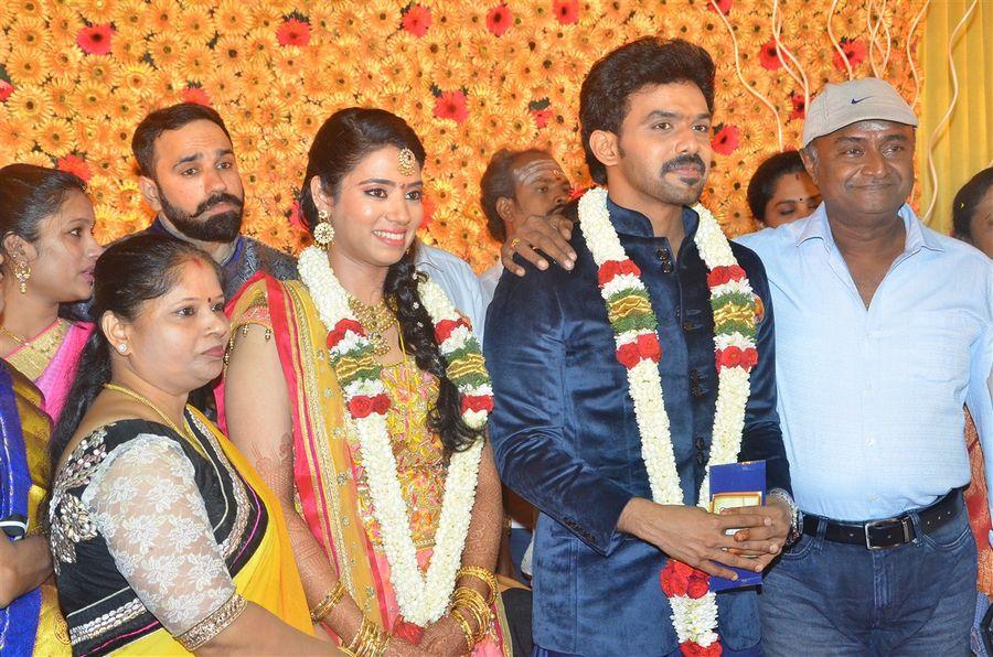 Actor Singamuthu Son Wedding Reception Photos