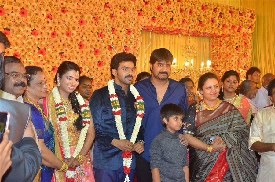 Actor Singamuthu Son Wedding Reception Photos