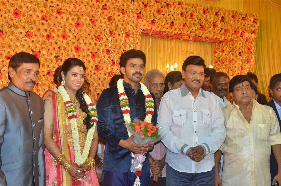 Actor Singamuthu Son Wedding Reception Photos