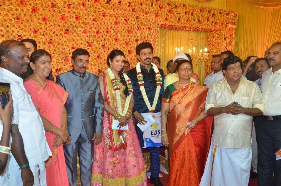 Actor Singamuthu Son Wedding Reception Photos