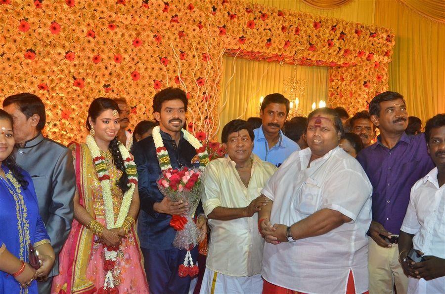 Actor Singamuthu Son Wedding Reception Photos