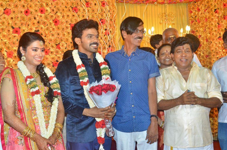 Actor Singamuthu Son Wedding Reception Photos