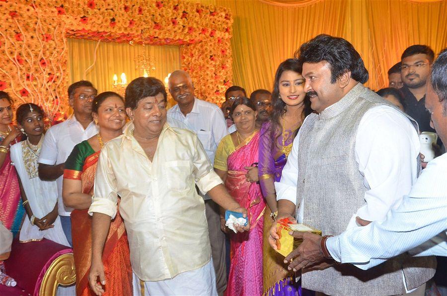 Actor Singamuthu Son Wedding Reception Photos