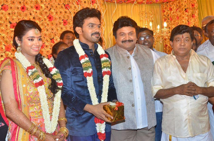 Actor Singamuthu Son Wedding Reception Photos