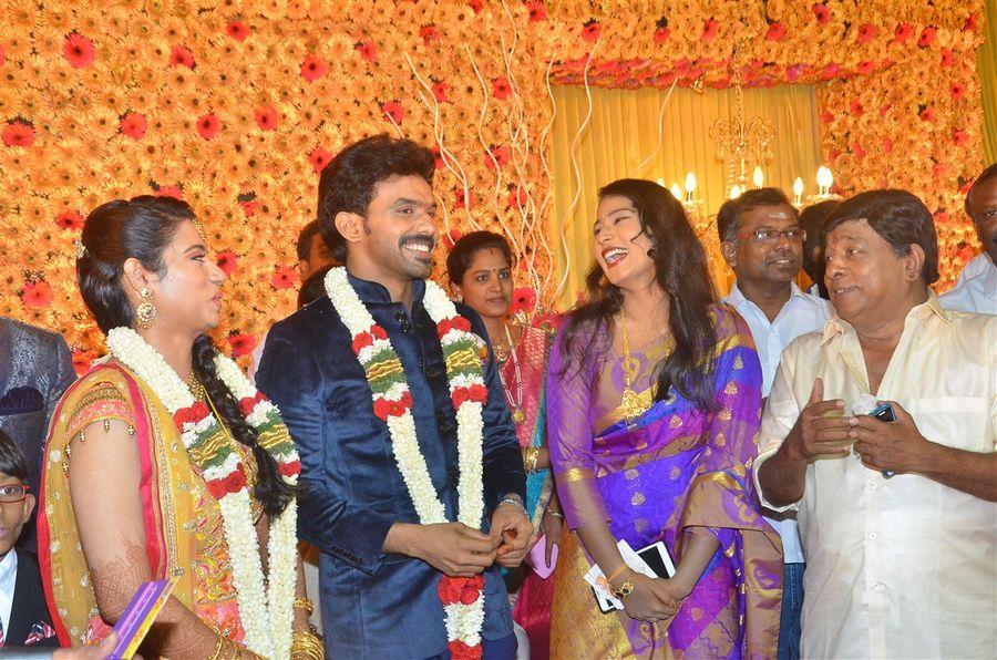 Actor Singamuthu Son Wedding Reception Photos