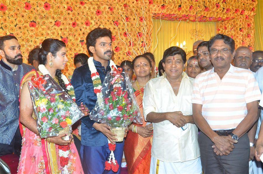 Actor Singamuthu Son Wedding Reception Photos