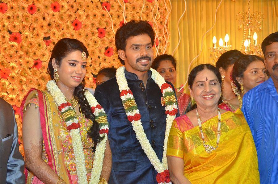 Actor Singamuthu Son Wedding Reception Photos