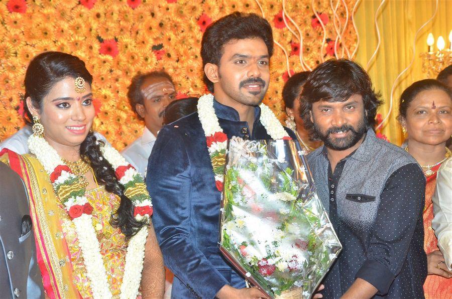 Actor Singamuthu Son Wedding Reception Photos