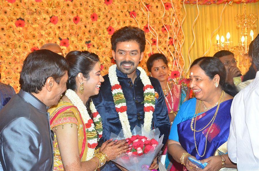 Actor Singamuthu Son Wedding Reception Photos