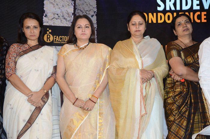 Actor Sridevi’s condolence Press meet Photos