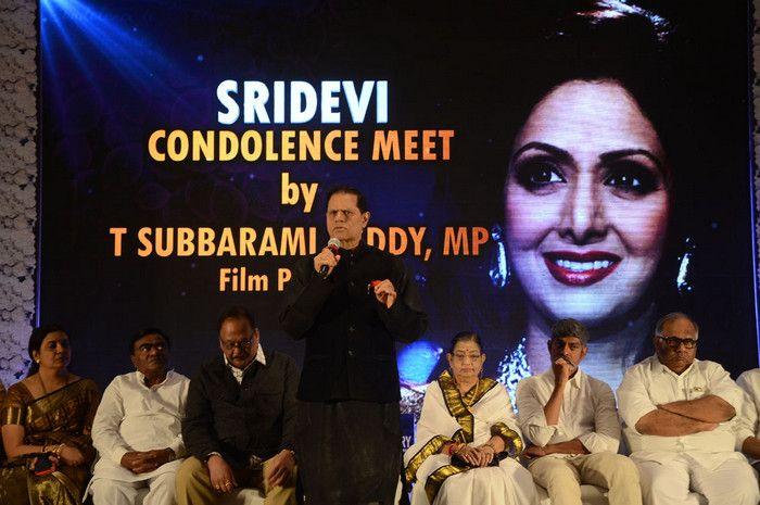 Actor Sridevi’s condolence Press meet Photos