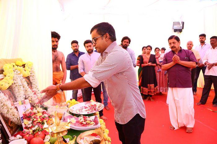 Actor Suriya New Movie Opening Photos