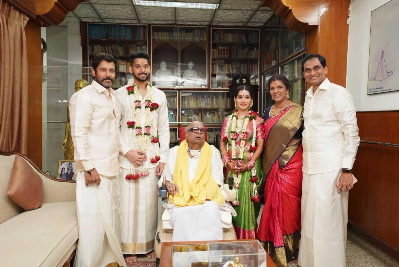 Actor Vikram's Daughter Akshita Wedding Photos