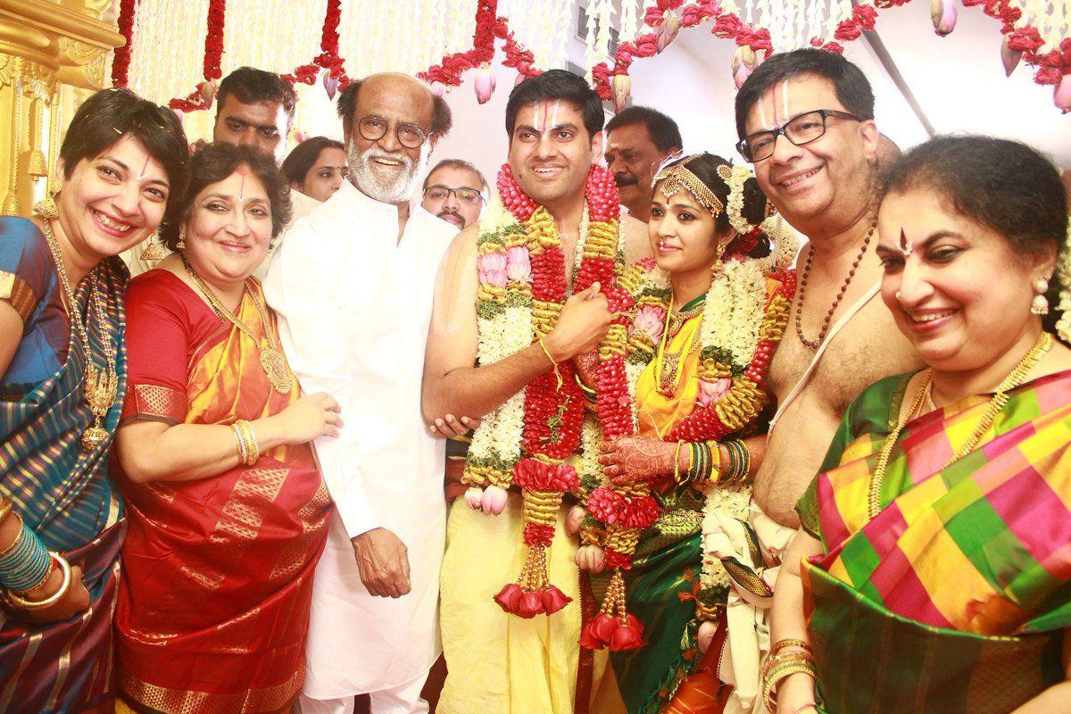 Actor YG Mahendra son Harshavardhan's wedding Photos