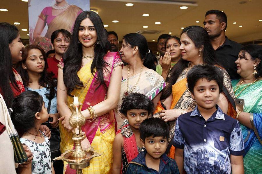 Actress Adah Sharma Launch Saree Niketan Photos