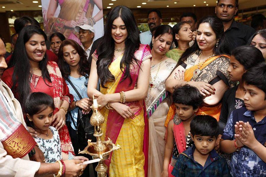 Actress Adah Sharma Launch Saree Niketan Photos