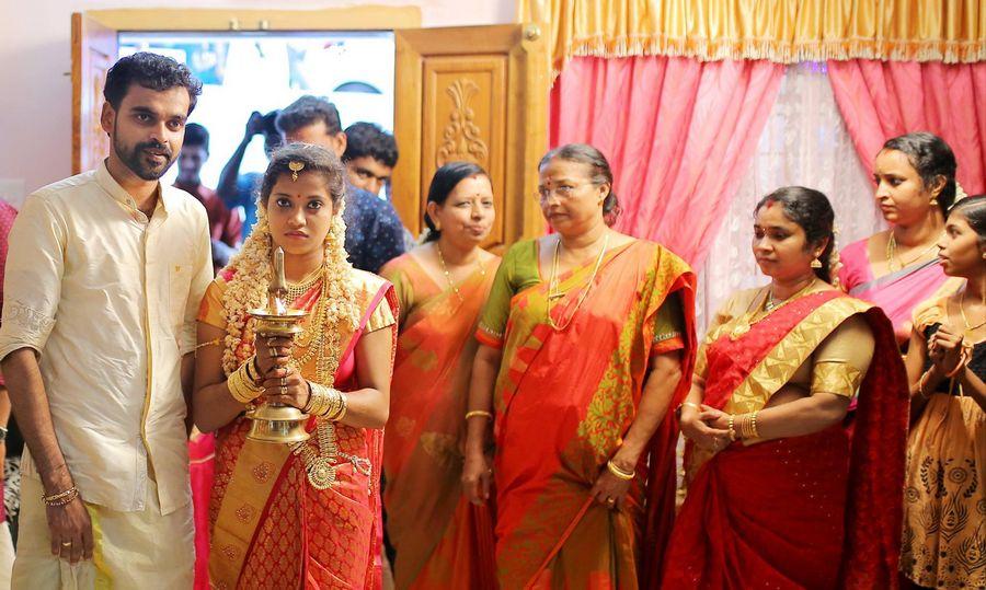 Actress Anusree Brother Anoop Wedding Photos