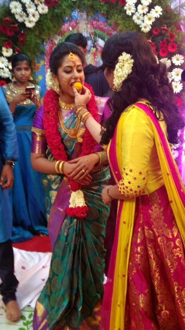 Actress Jyothi & Krishna Engagement Highlights Photos