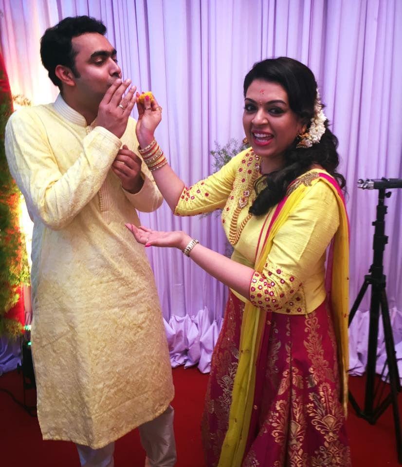 Actress Jyothi & Krishna Engagement Highlights Photos